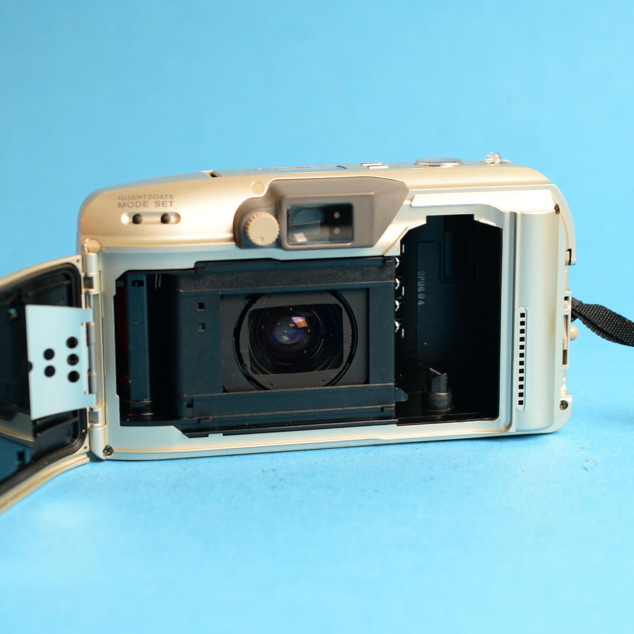 Olympus Stylus Epic Zoom 170 Film Camera | 35mm Point & Shoot | Tested & Working | Gold