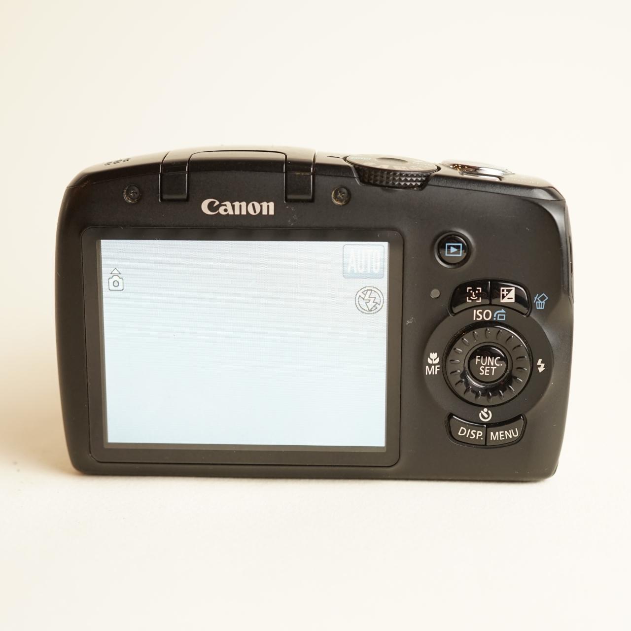 Canon PowerShot SX120 IS Digital Camera | 10MP | Tested & Working | Black