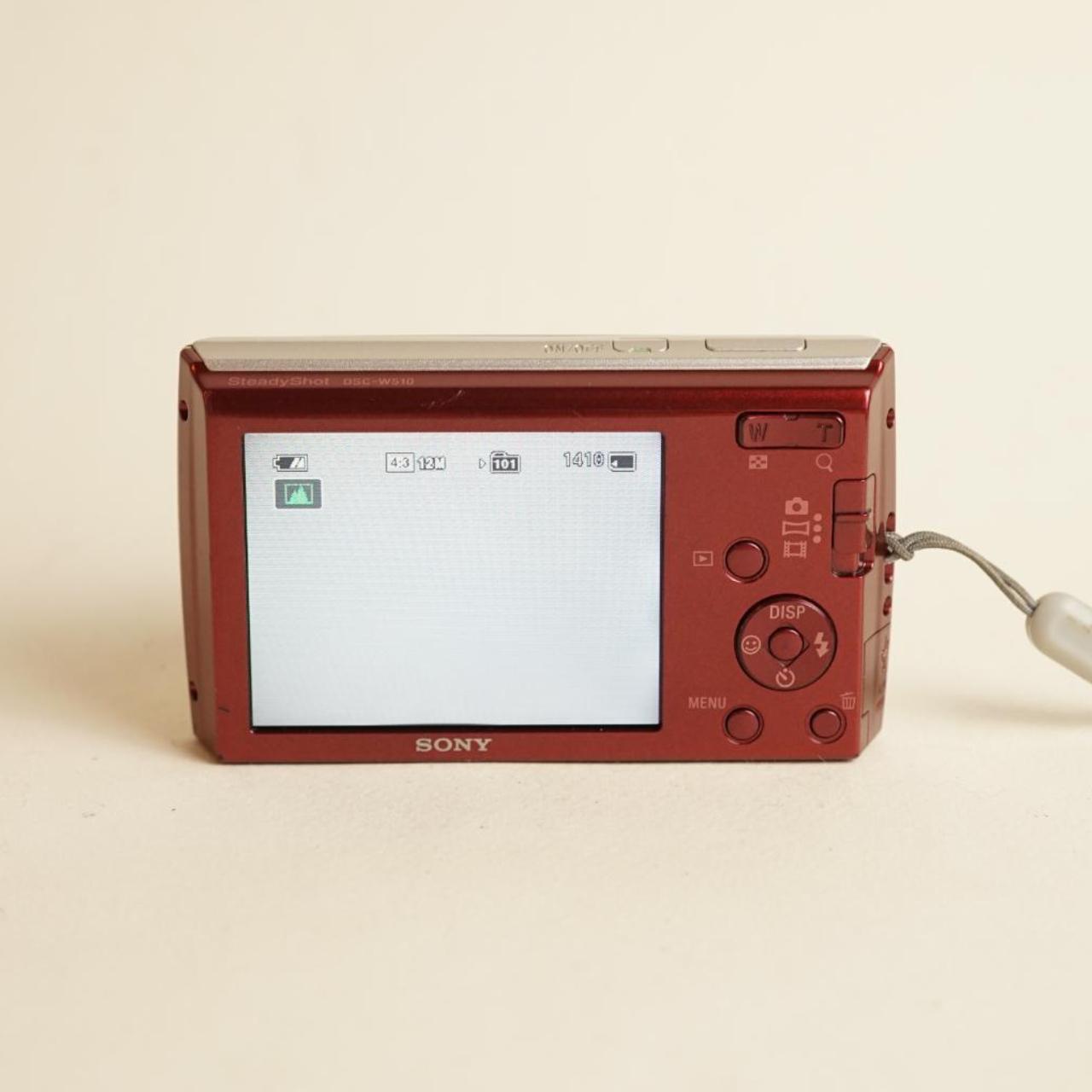 Sony Cyber-Shot DSC-W510 Digital Camera | 12.1MP | Tested & Working | Red