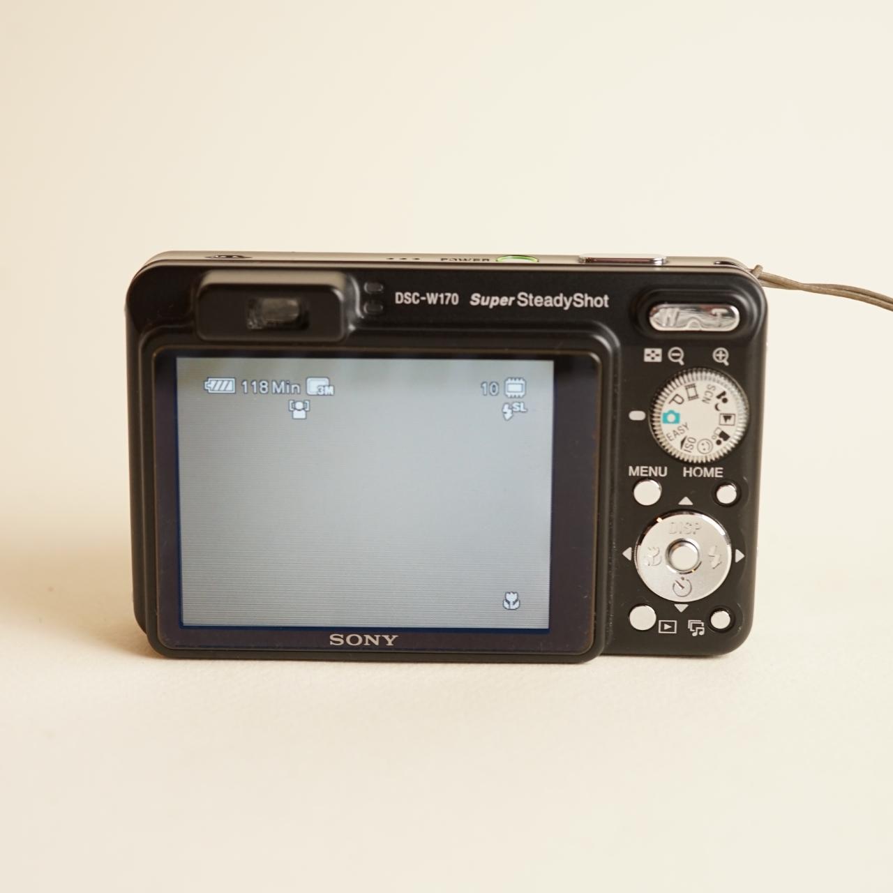 Sony Cyber-shot DSC-W170 Digital Camera | 10MP | Tested & Working | Black