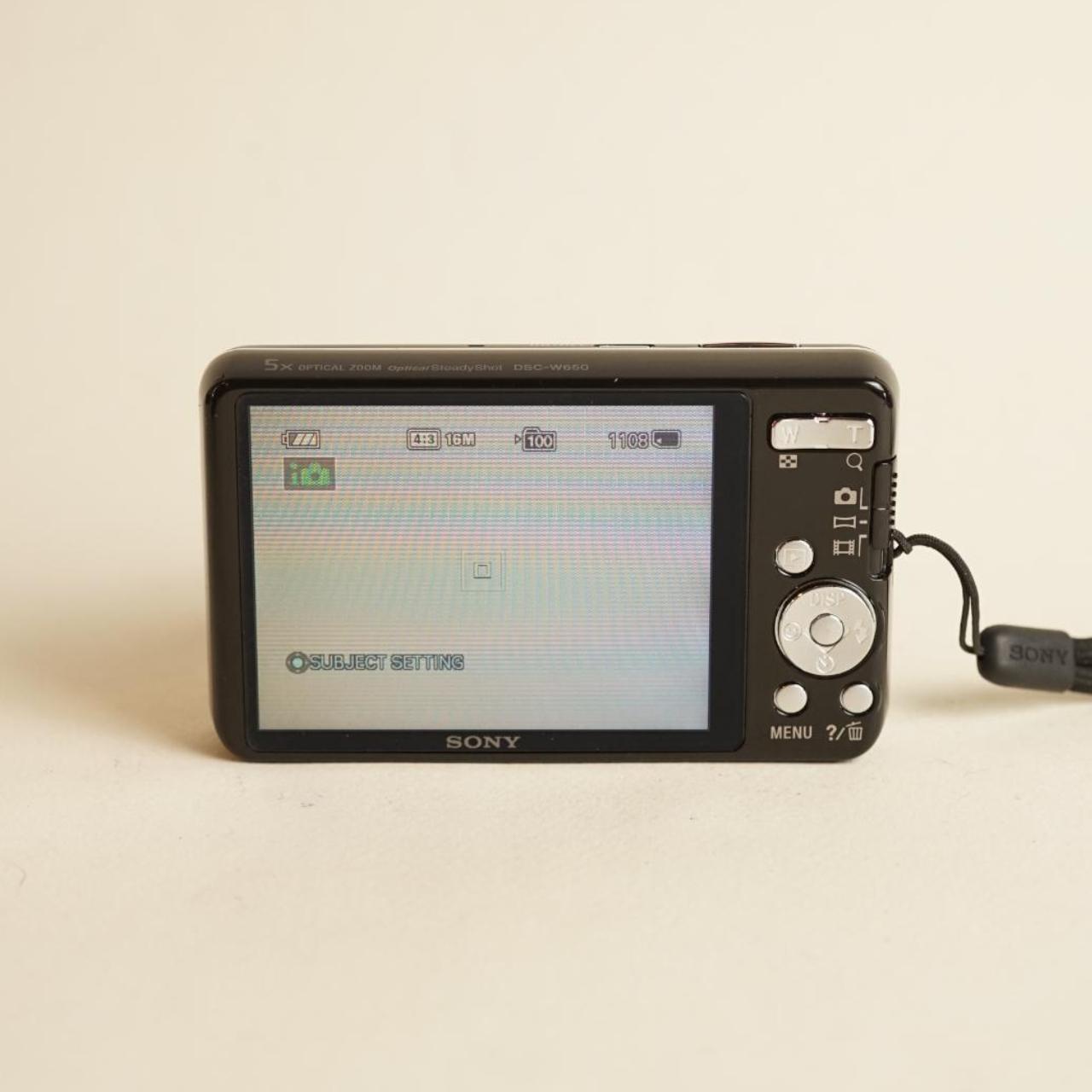 Sony Cyber-shot DSC-W650 Digital Camera | 16.1MP | Tested & Working | Black