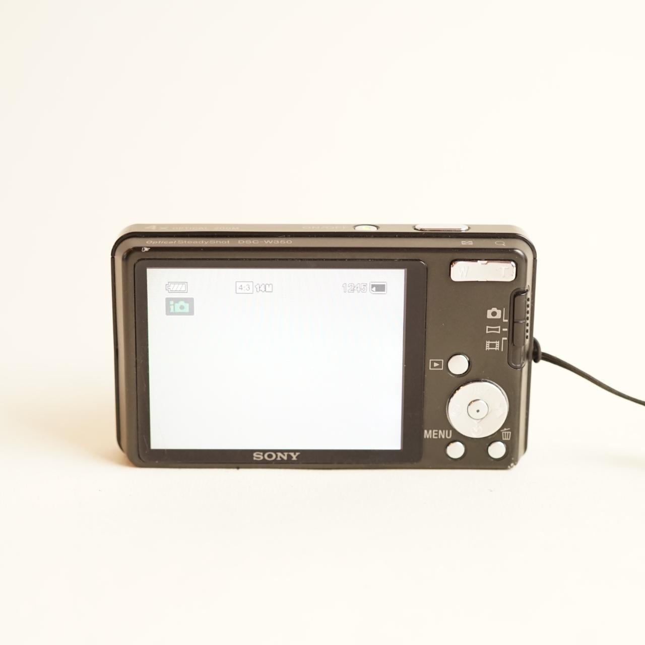 Sony Cyber-shot DSC-W350 Digital Camera | 14.1MP | Tested & Working | Black