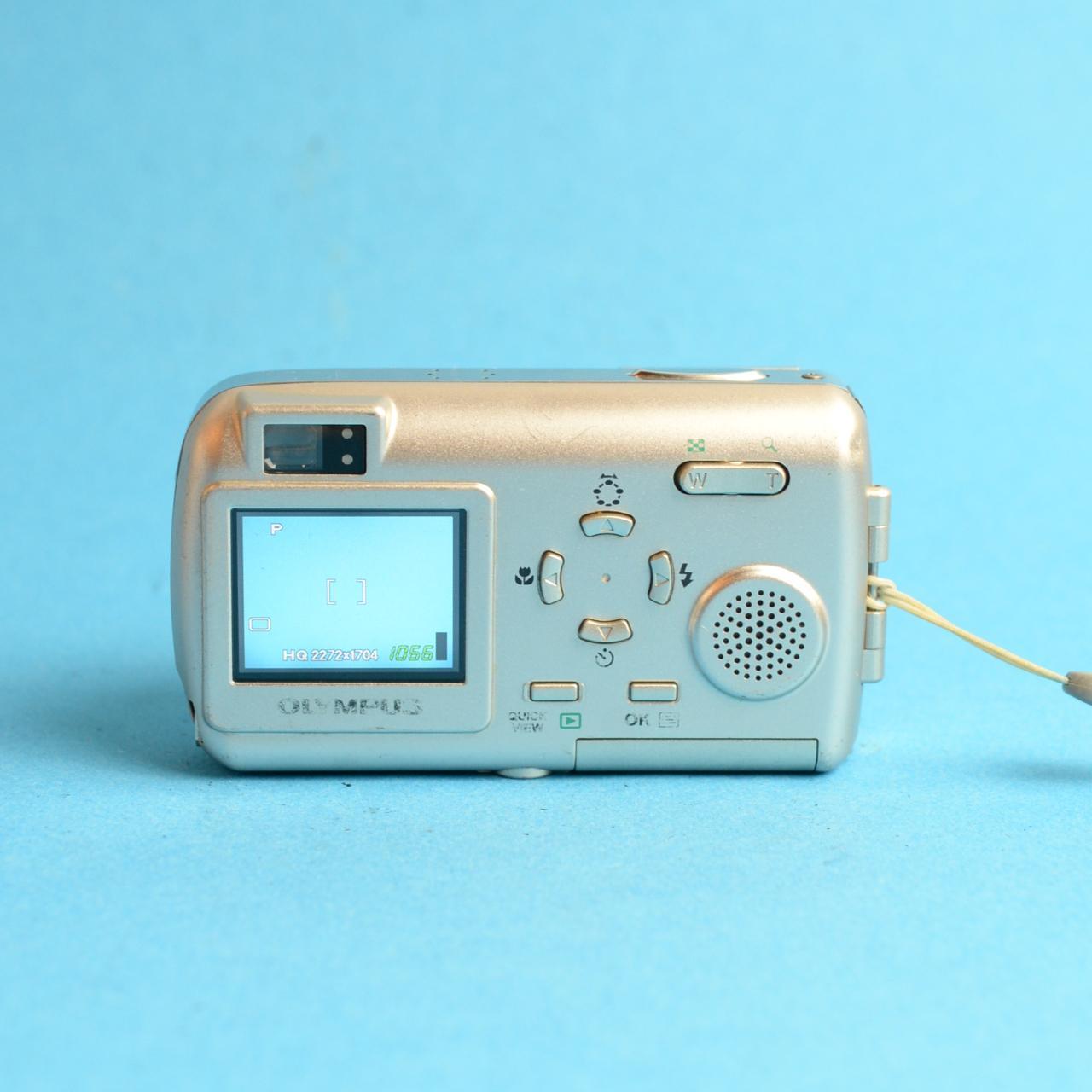 Olympus Stylus 410 Digital Camera | 4MP | Tested & Working | Silver