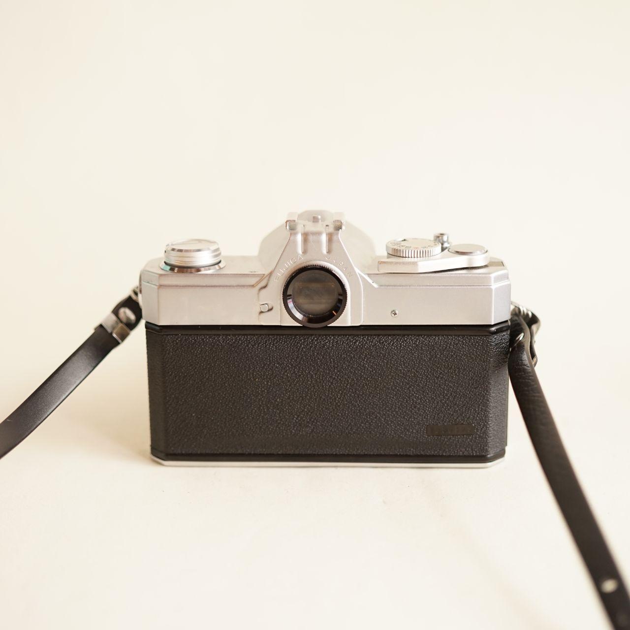 Fujica ST701 35mm SLR Film Camera with Fujinon 55mm f/1.8 Lens | Tested & Working | Silver & Black