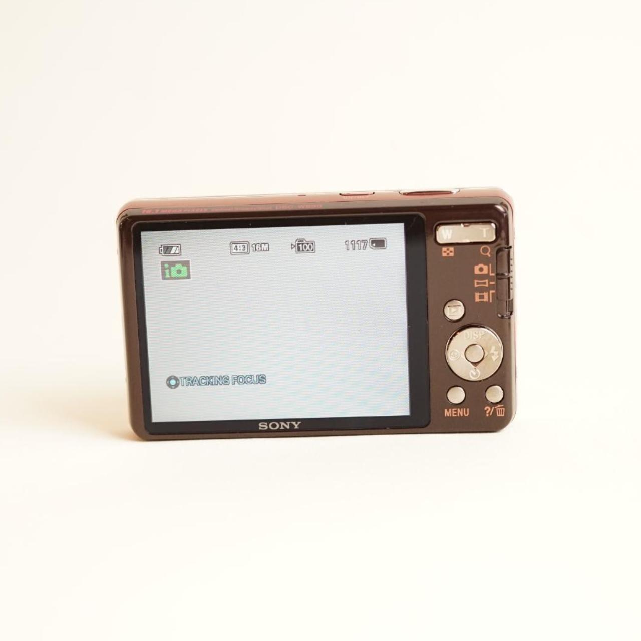 Sony Cyber-shot DSC-W690 Digital Camera | 16.1MP | Tested & Working | Red
