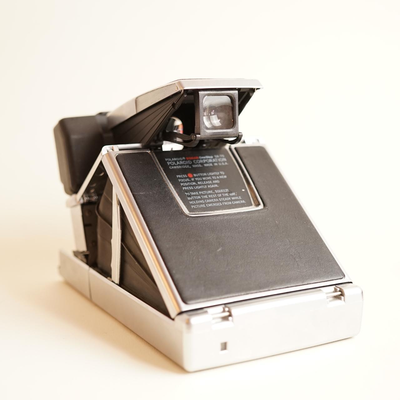 Polaroid SX-70 Sonar OneStep Land Camera | Tested & Working | Black & Gold