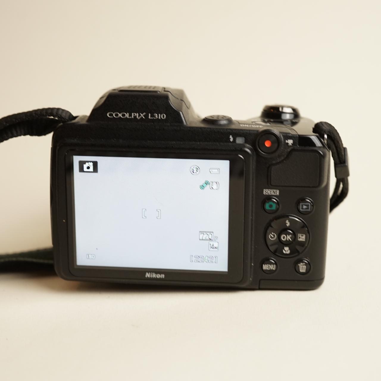 Nikon Coolpix L310 Digital Camera | 14MP | Tested & Working | Black