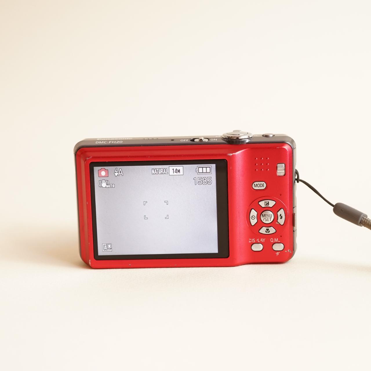 Panasonic Lumix DMC-FH20 Digital Camera | 14.1MP | Tested & Working | Red