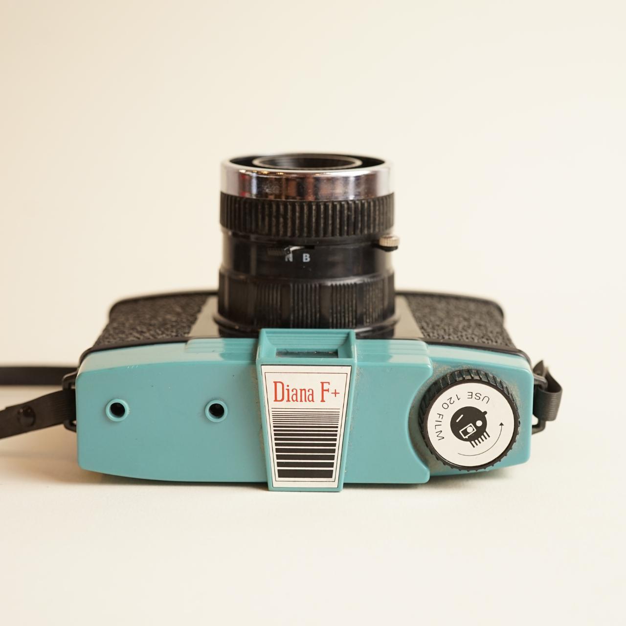 Lomography Diana F+ Film Camera | Medium Format | Tested & Working | Black & Blue