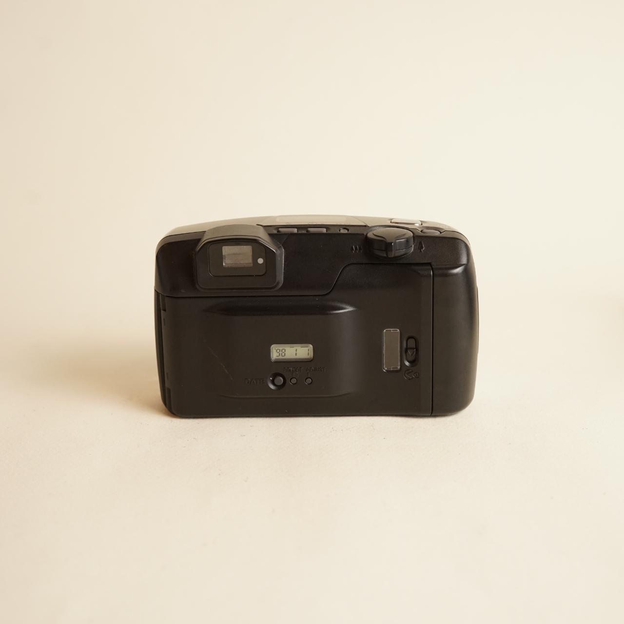 Pentax IQZoom EZY-80 35mm Point & Shoot Film Camera | Tested & Working | Silver