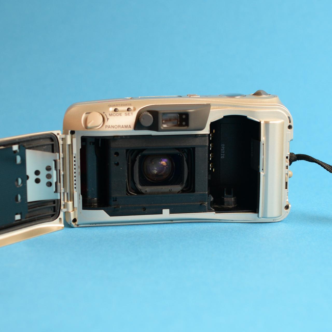 Olympus Infinity Stylus Zoom 140 DLX Film Camera | 35mm Point & Shoot | Tested & Working | Silver