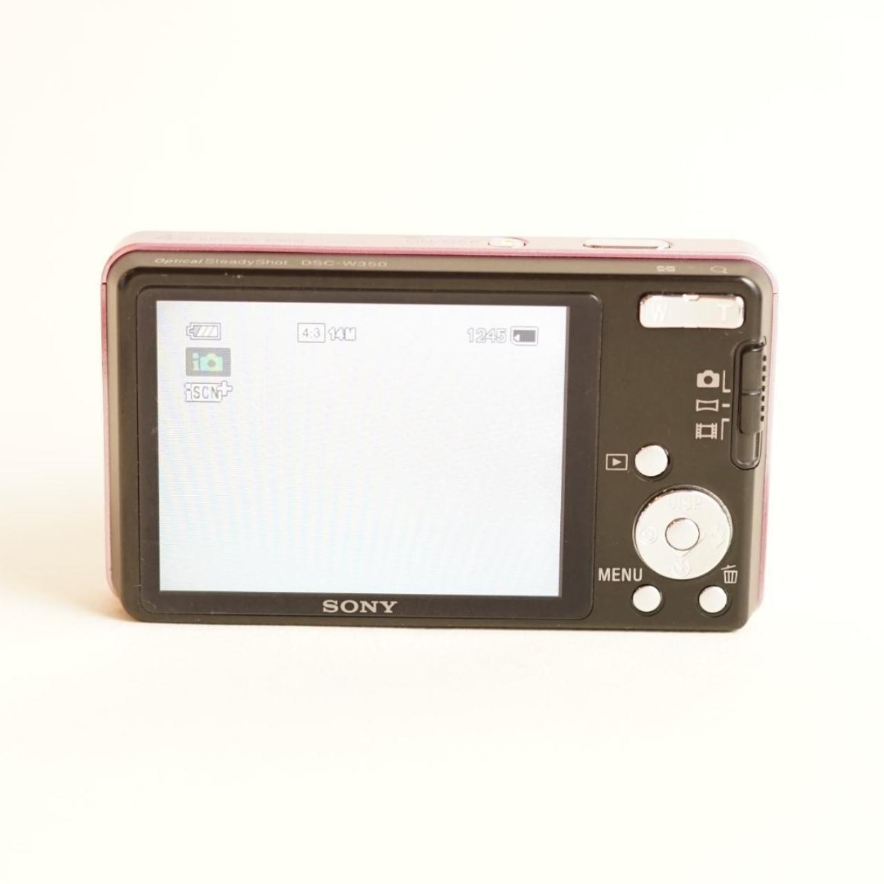 Sony Cyber-shot DSC-W350 Digital Camera | 14.1MP | Tested & Working | Pink