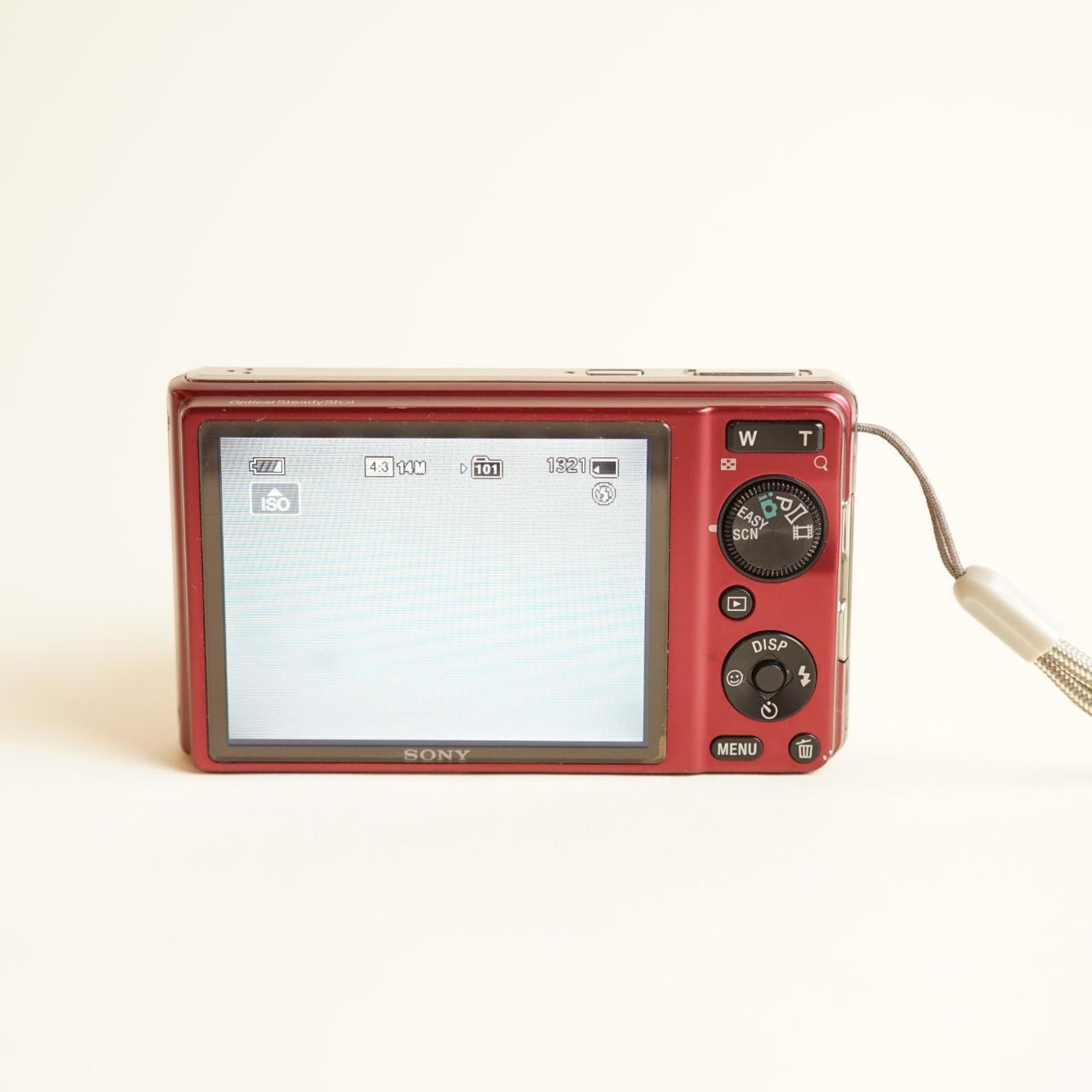 Sony Cyber-shot DSC-W370 Digital Camera | 14MP | Tested & Working | Red