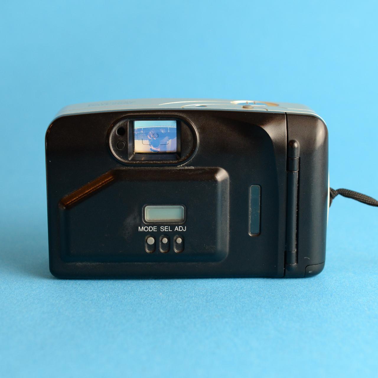 Fujifilm Big Viewfinder Date 60 AF | 35mm Point & Shoot Film Camera | Tested & Working | Silver