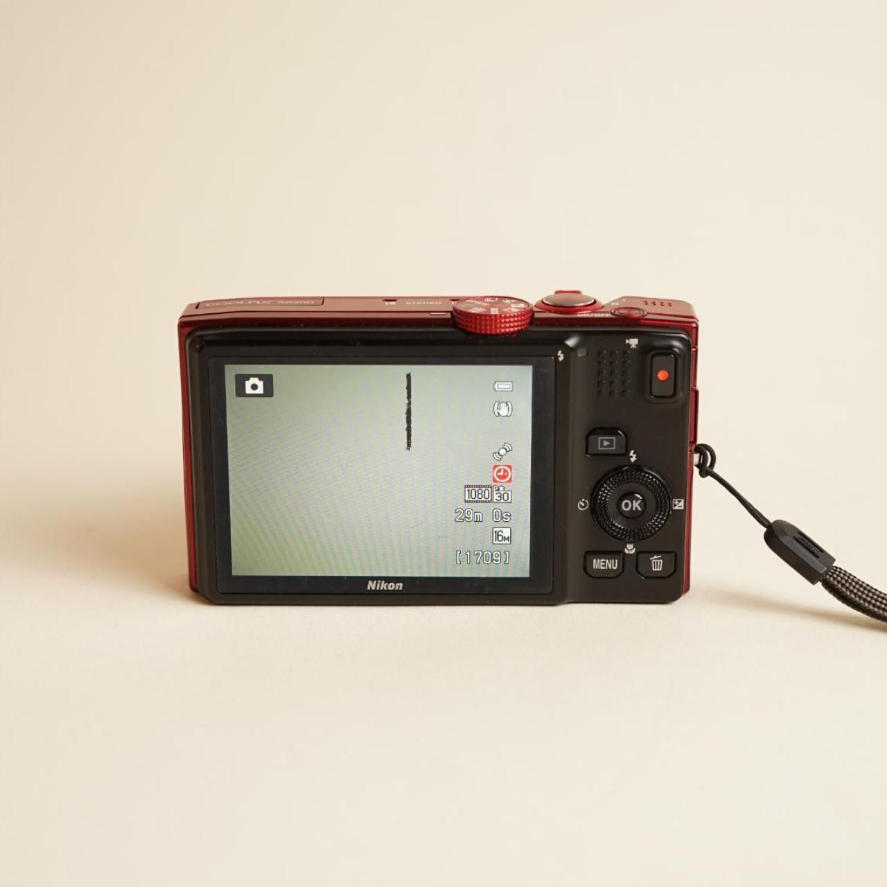 Nikon Coolpix S8200 Digital Camera | 16.1MP | Tested & Working | Red
