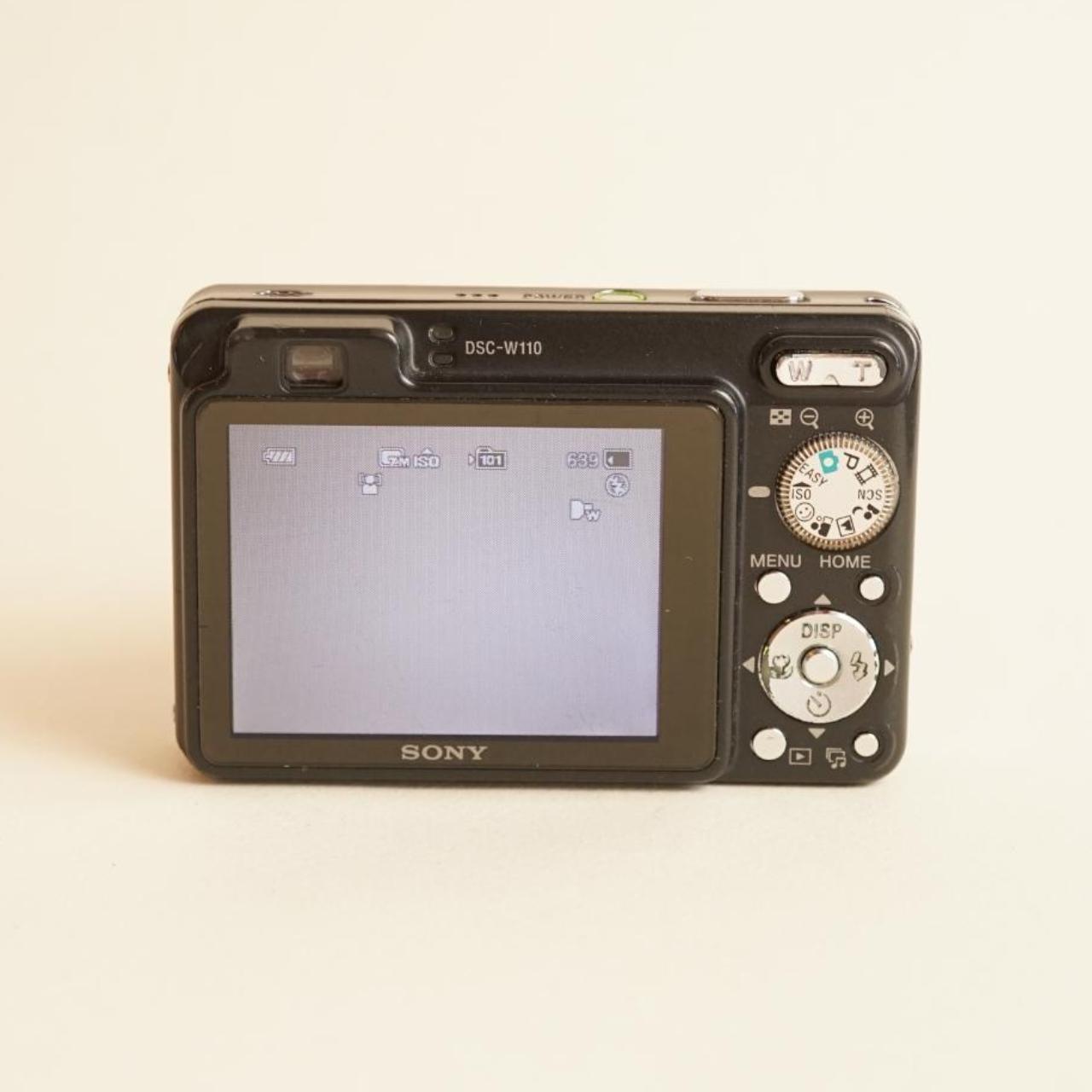 Sony Cyber-shot DSC-W110 Digital Camera | 7.2MP | Tested & Working | Black