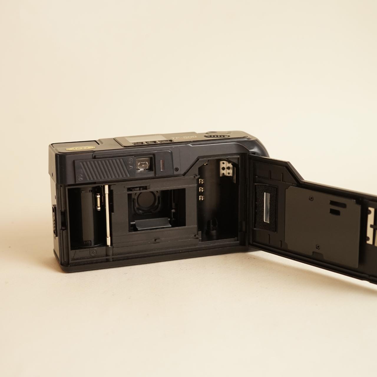 Ricoh TF-500 Film Camera | 35mm Point & Shoot | Black | Tested & Working