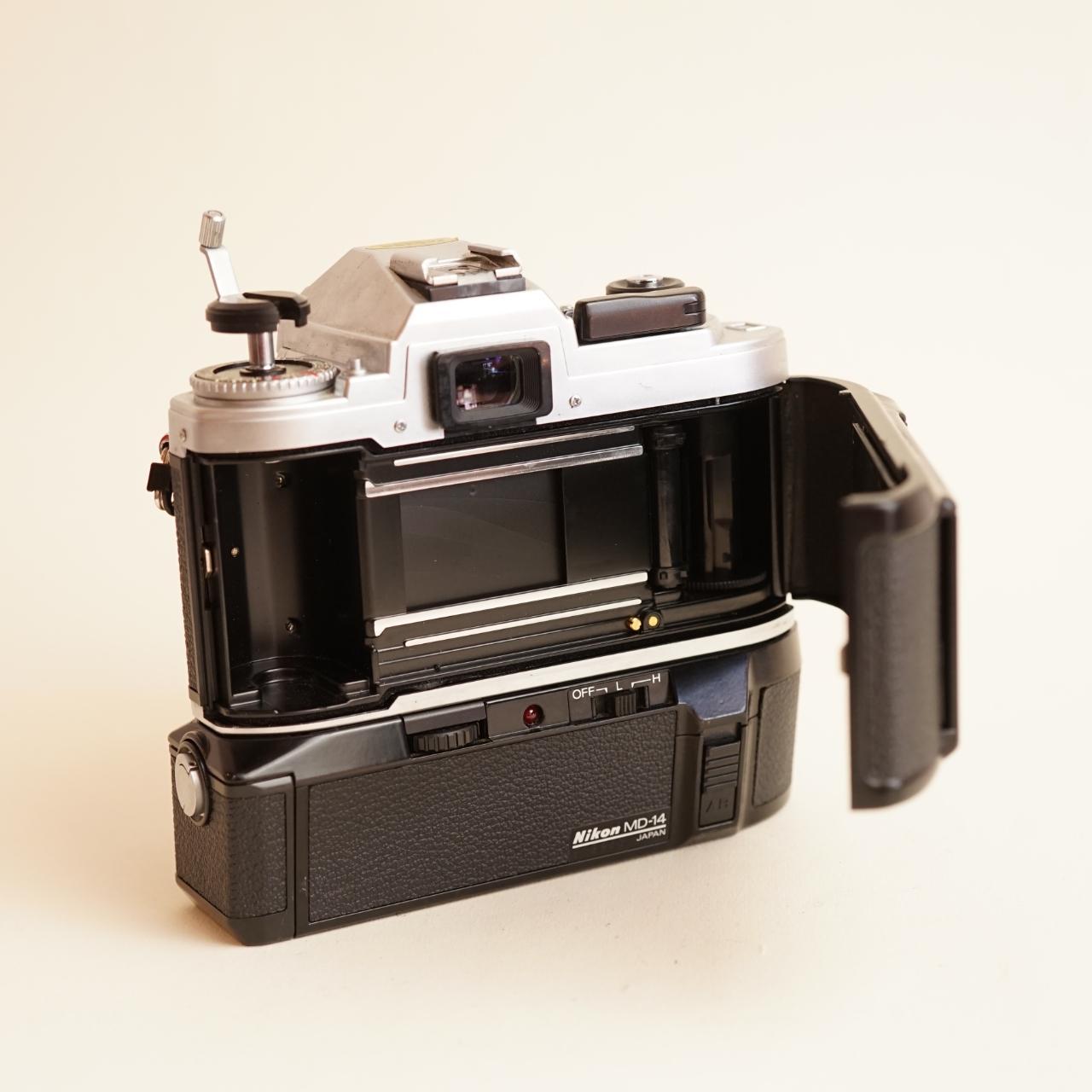 Nikon FG Film Camera | 35mm SLR Camera | Tested & Working | Black & Silver