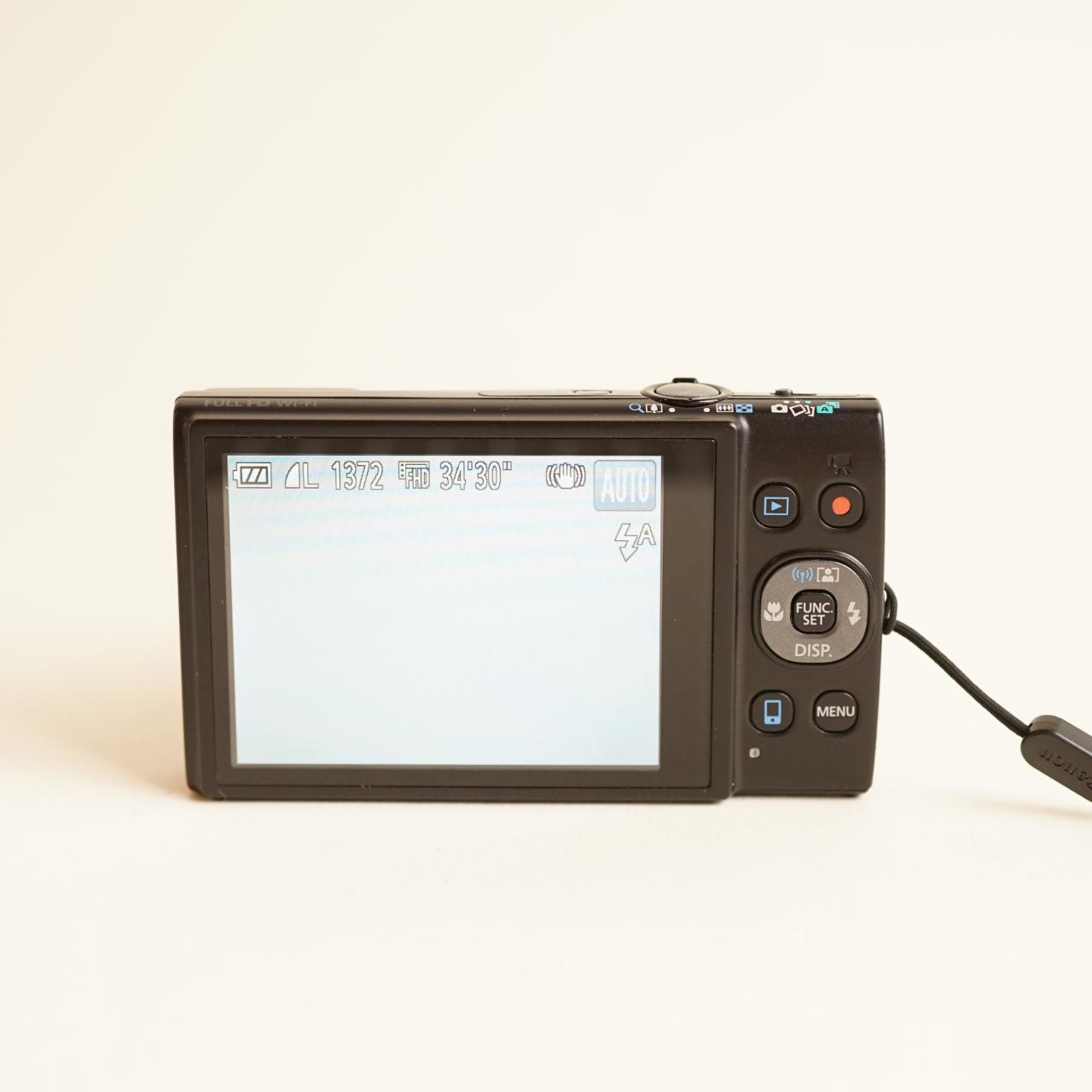 Canon PowerShot ELPH 350 HS Digital Camera | 20.2MP | Tested & Working | Black