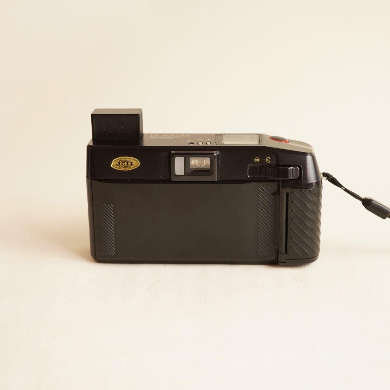 Fujifilm DL-400 Tele Film Camera | 35mm Point & Shoot | Tested & Working | Black