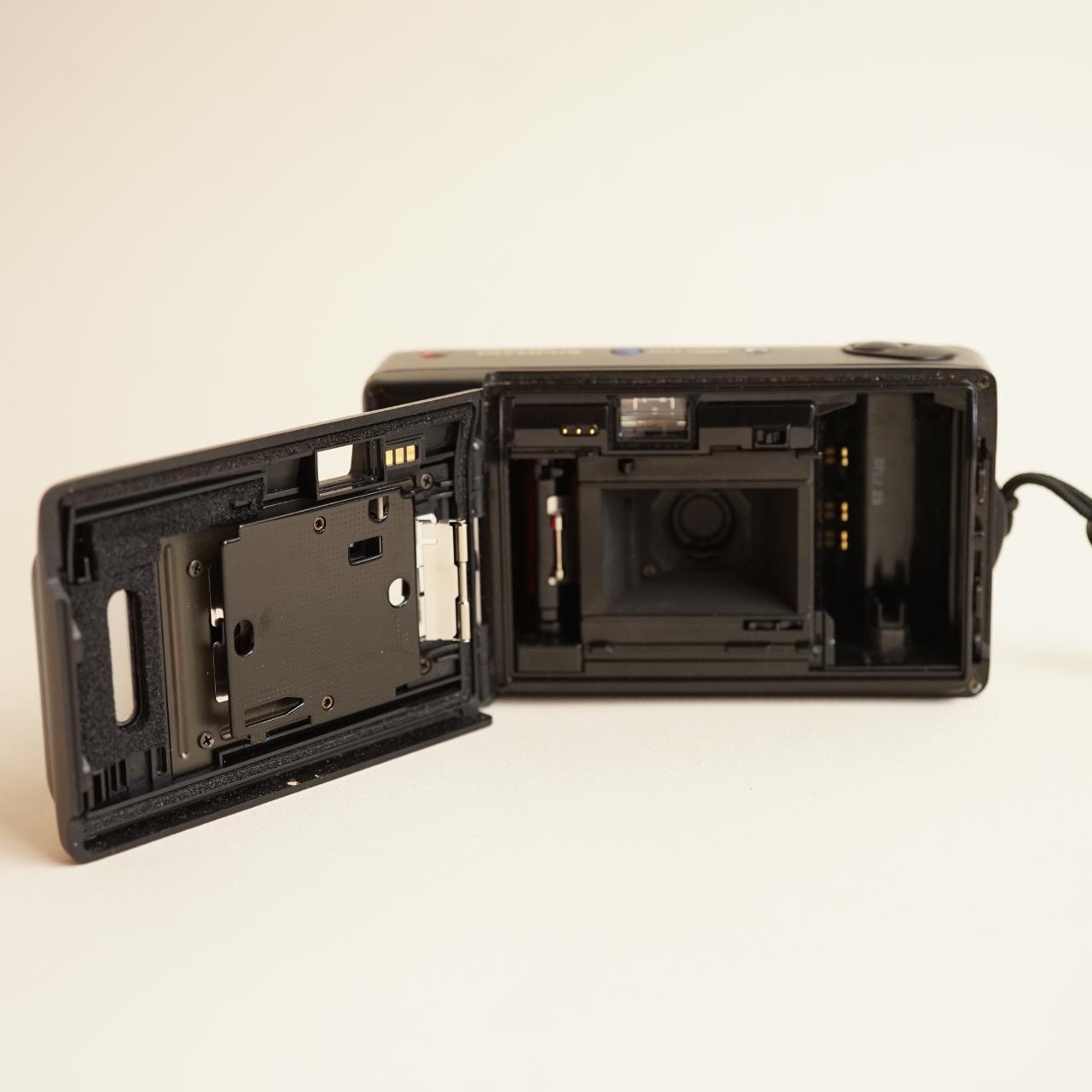 Olympus Infinity Jr. Film Camera | 35mm Point & Shoot | Tested & Working | Black