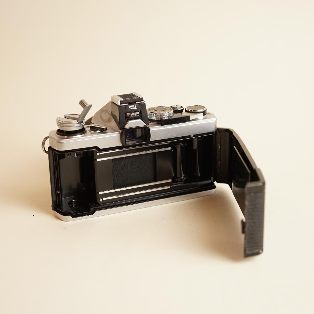 Olympus OM-1 Film Camera | 35mm SLR Camera | Tested & Working | Black & Silver