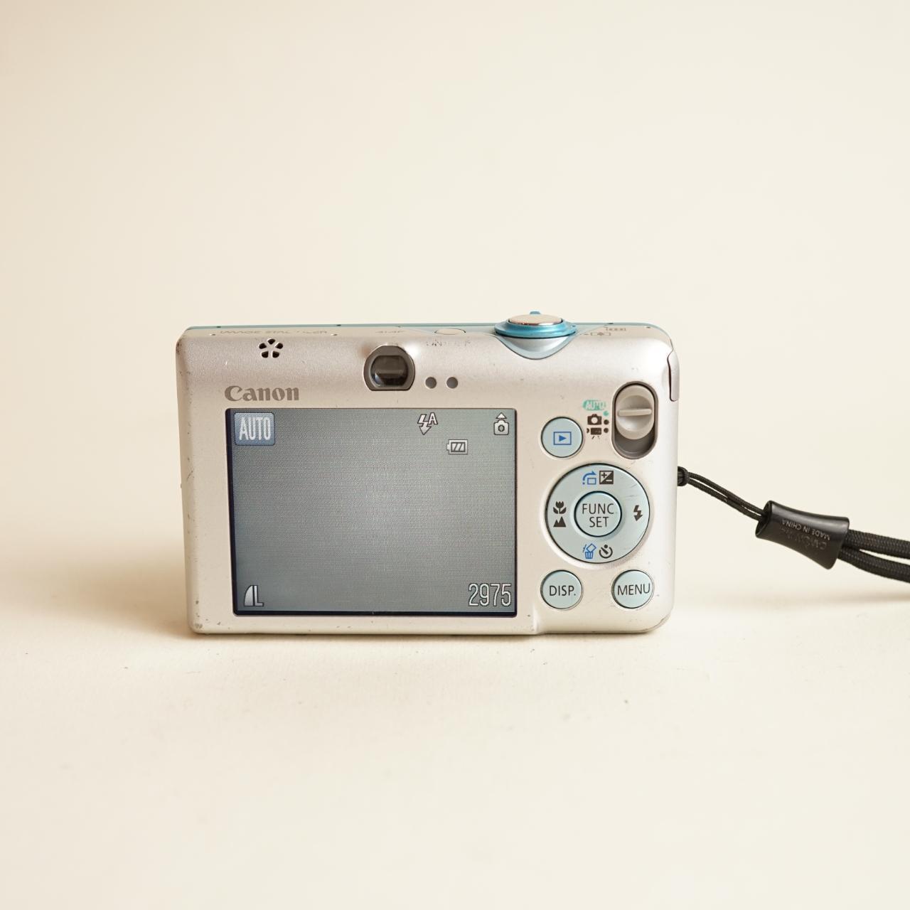 Canon PowerShot SD1200 IS Digital Camera | 10MP | Tested & Working | Blue