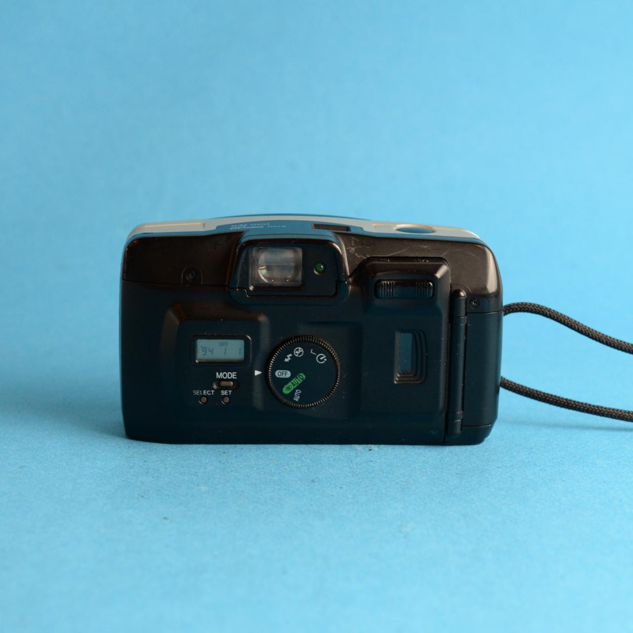 Canon SureShot 60 Zoom Film Camera | 35mm Point & Shoot | Tested & Working | Silver