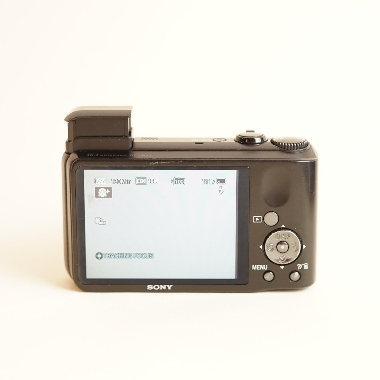 Sony Cyber-shot DSC-H90 Digital Camera | 16.1MP | Tested & Working | Black