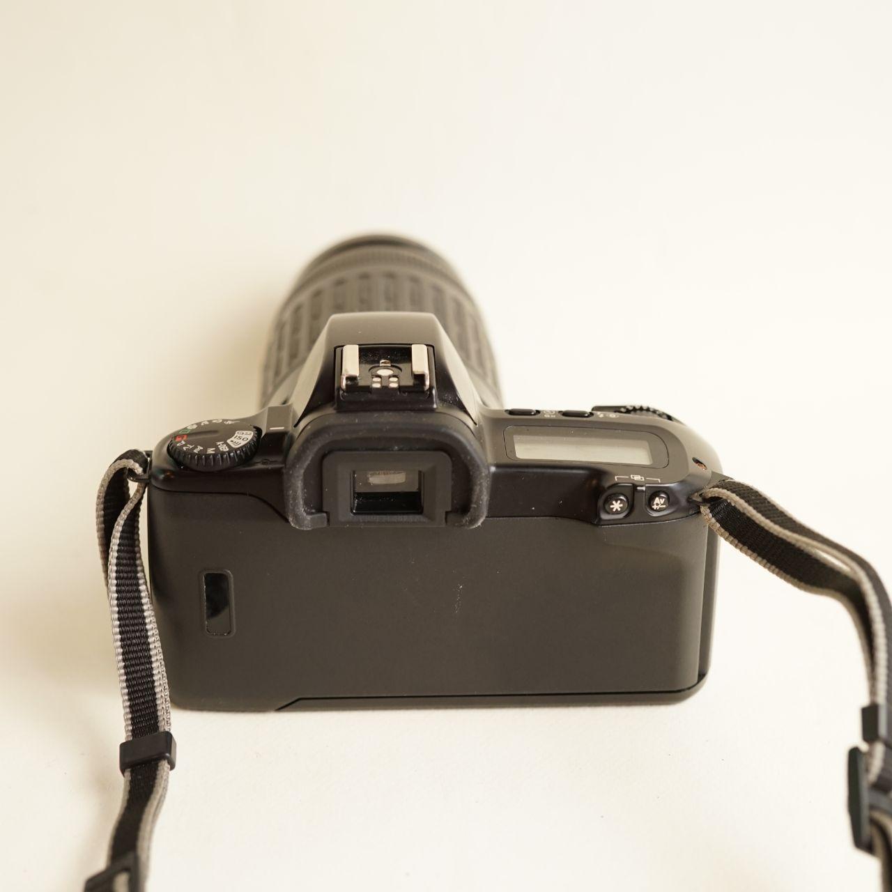 Canon EOS Rebel XS Film Camera with 75–300mm f/4–5.6 Lens | 35mm SLR | Tested & Working | Black