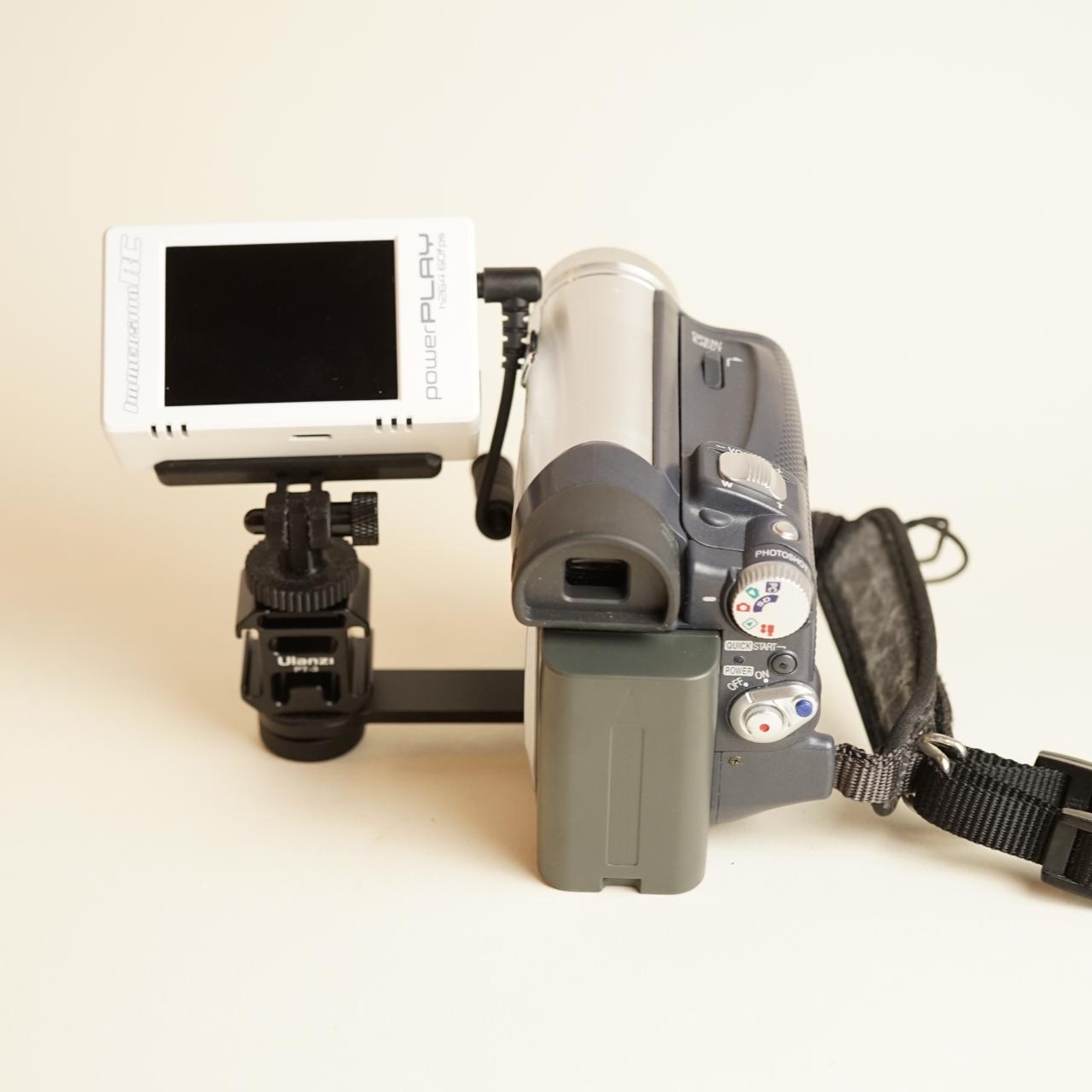 Panasonic PV-GS14 MiniDV Camcorder with Tapeless Setup | Tested & Working | Silver & Grey