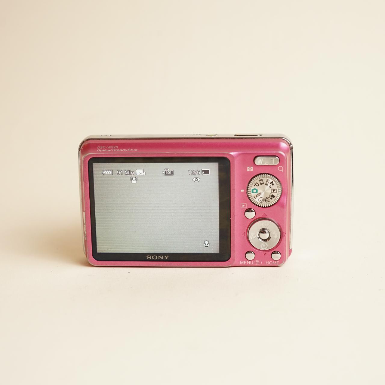 Sony Cyber-shot DSC-W220 Digital Camera | 12.1MP | Tested & Working | Pink