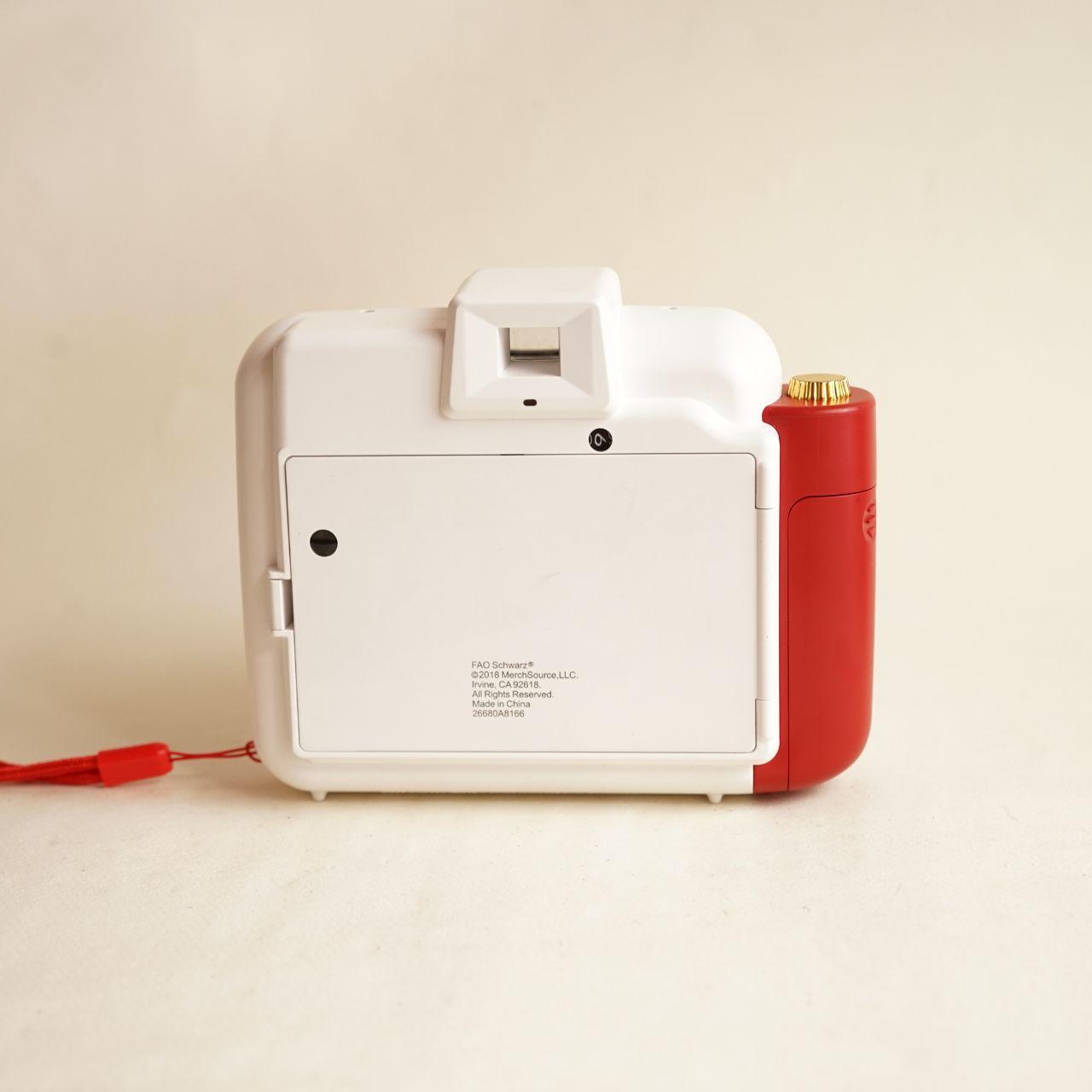 FAO Schwarz Instant Camera | Tested & Working | White & Red