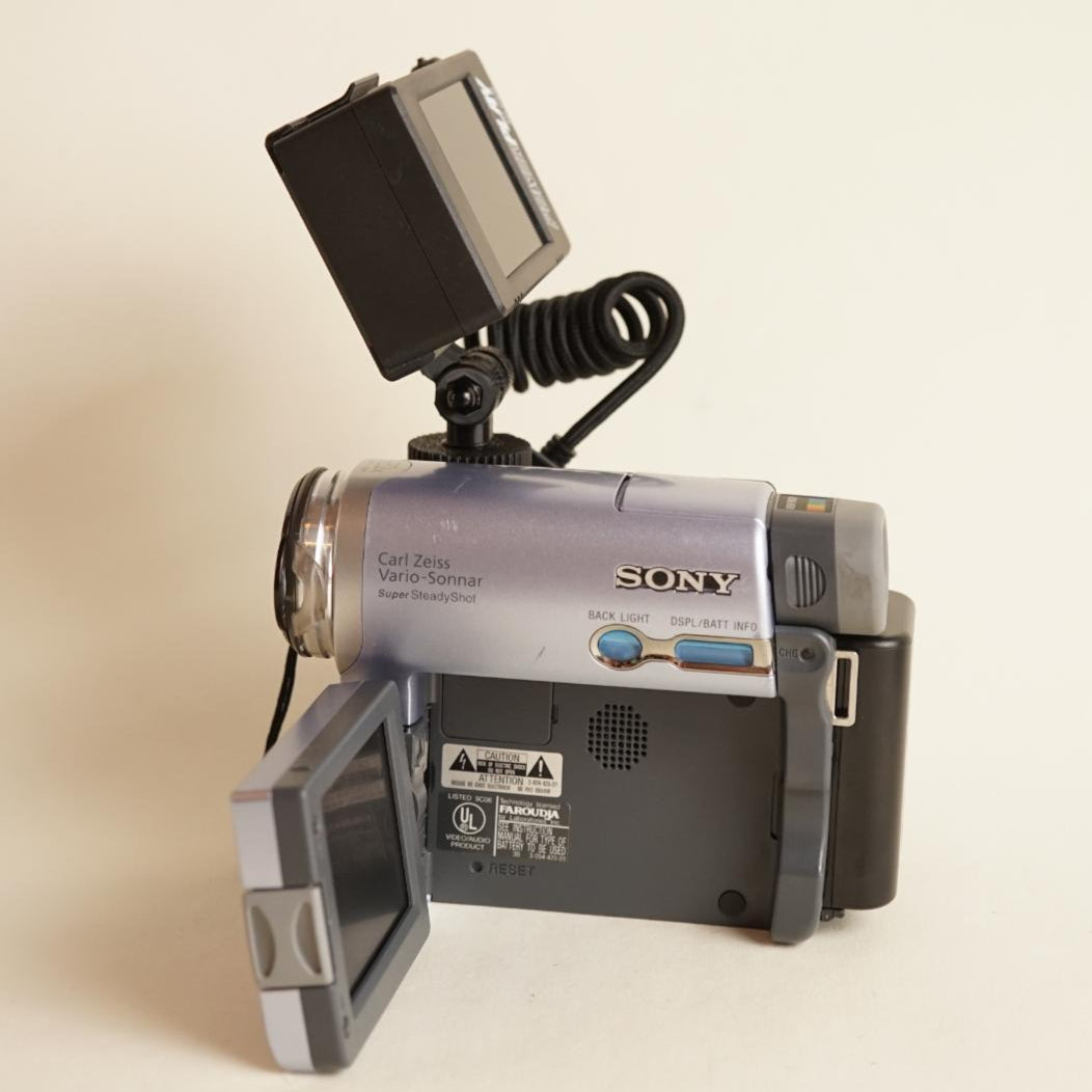 Sony Handycam DCR-TRV22 Camcorder with Tapeless Setup | Camcorder | Tested & Working | Silver