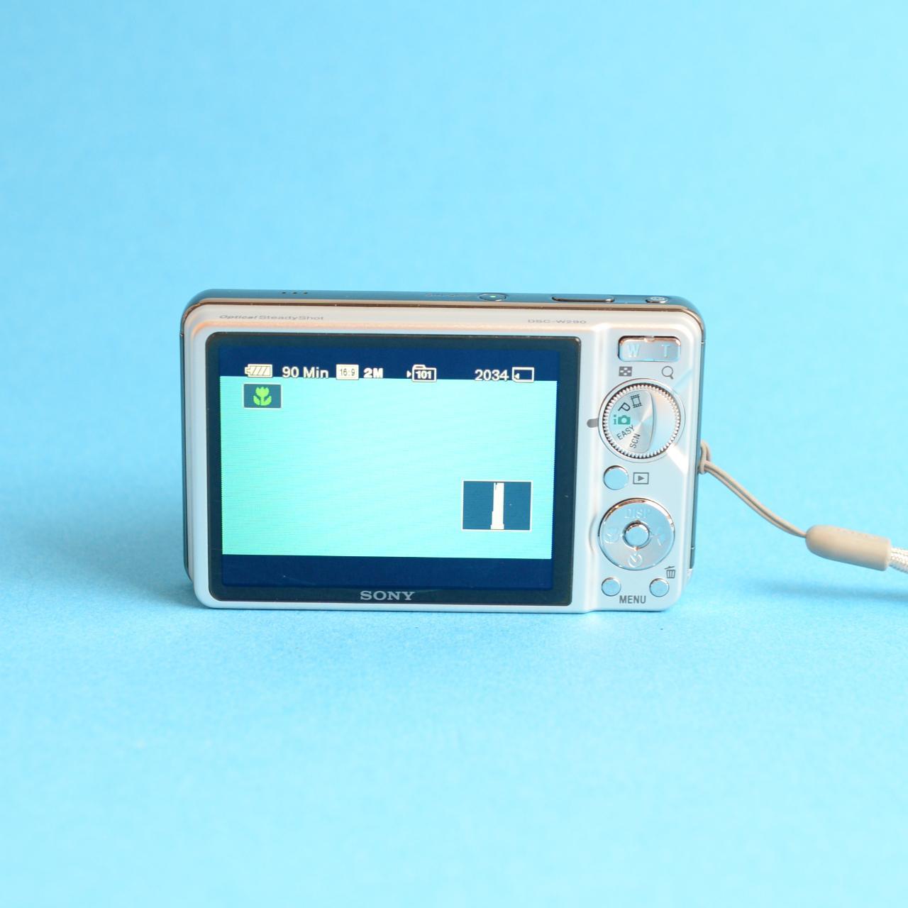 Sony Cyber-shot DSC-W290 Digital Camera | 12.1MP | Tested & Working | Silver