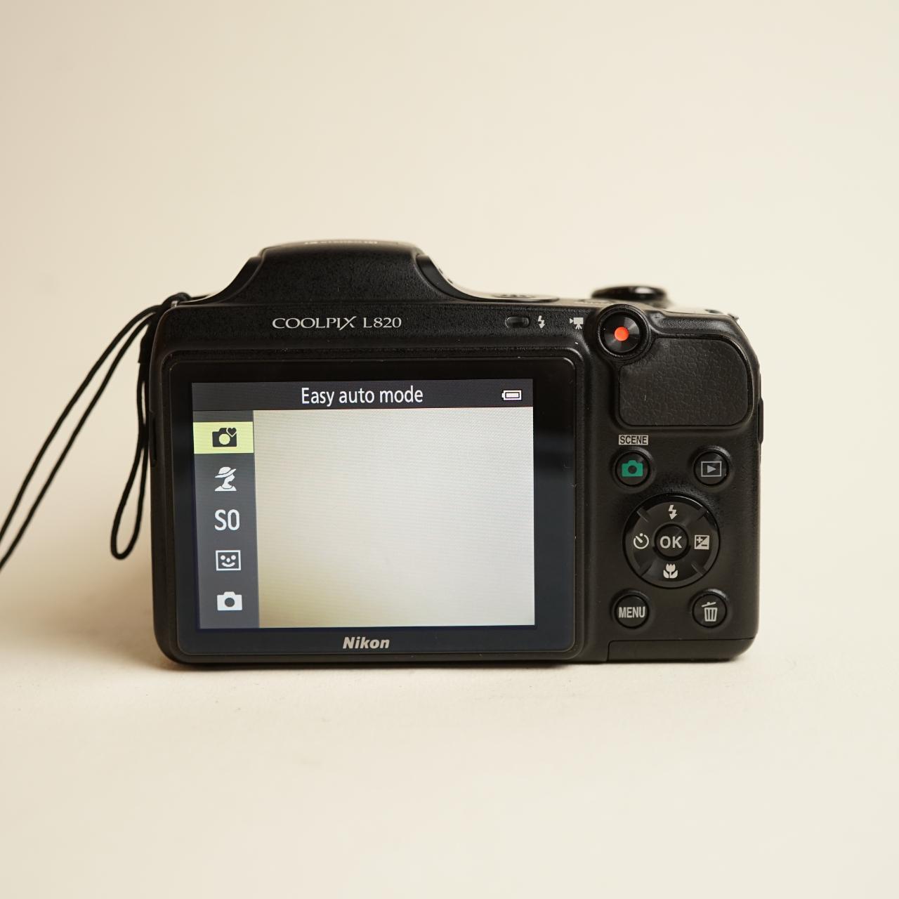 Nikon Coolpix L820 Digital Camera | 16MP | Tested & Working | Black