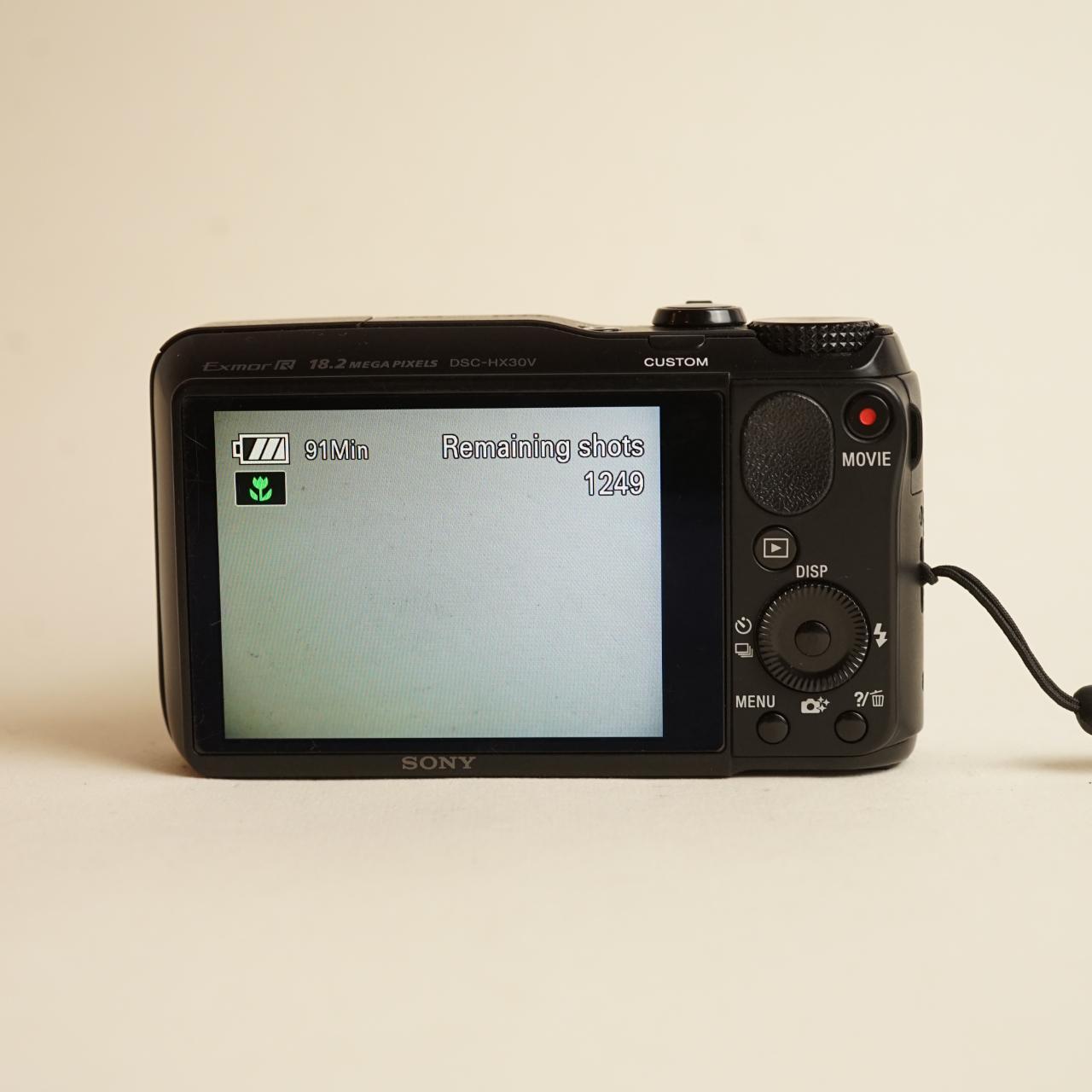 Sony Cyber-shot DSC-HX30V Digital Camera | 18.2MP | Tested & Working | Black