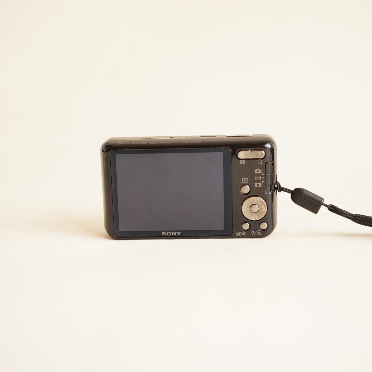 Sony Cyber-shot DSC-W570 Digital Camera | 16.1MP | Tested & Working | Black