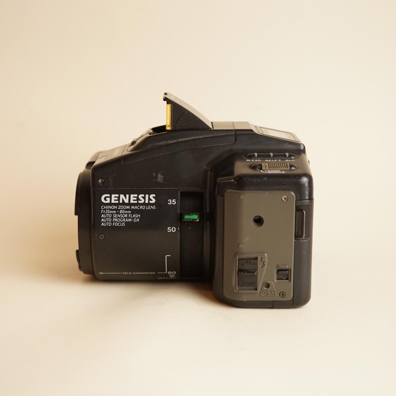 Chinon Genesis 35mm Film Camera | SLR | Tested & Working | Black