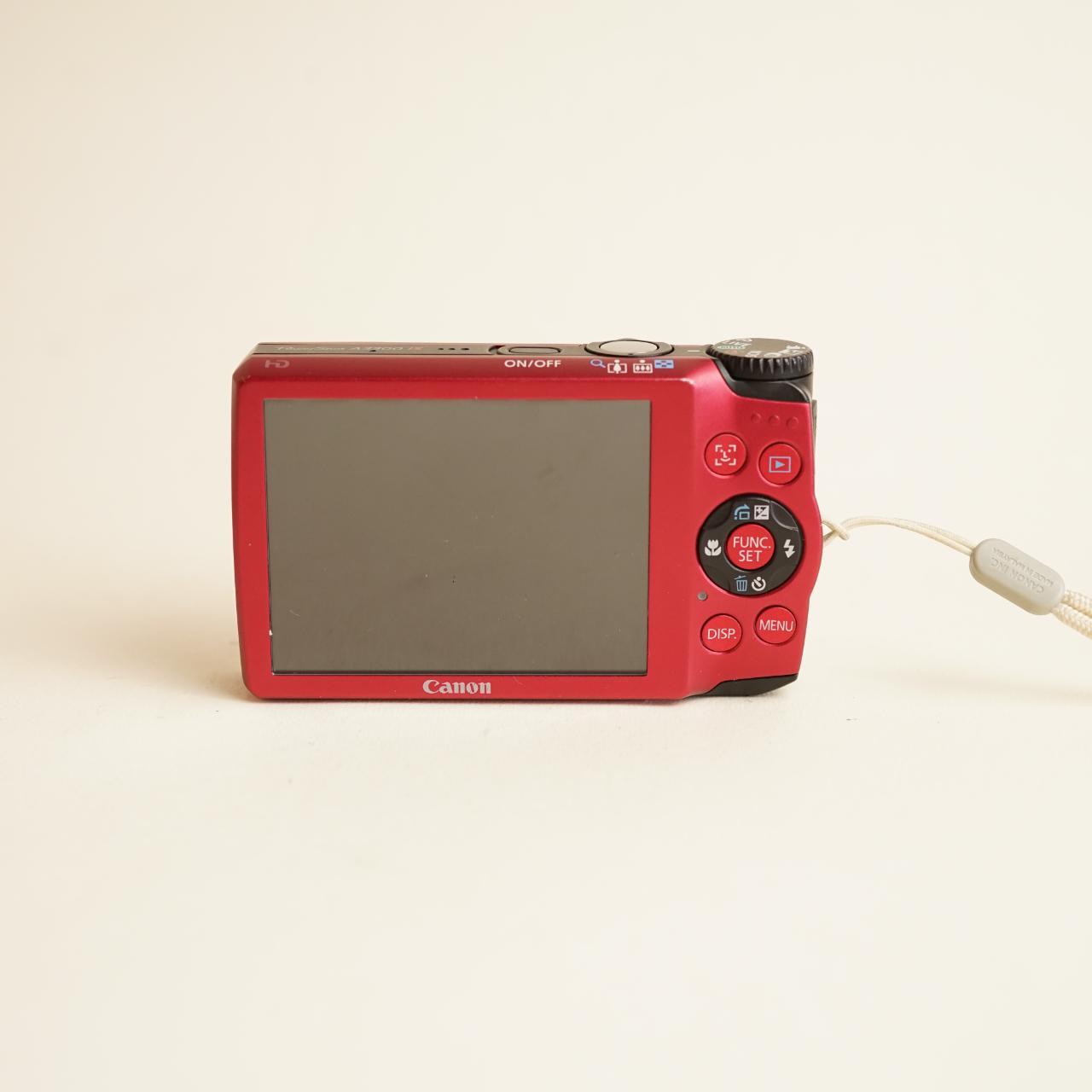 Canon PowerShot A3300 IS | 16MP | Tested & Working | Red