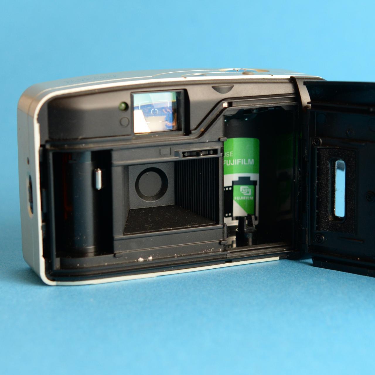 Fujifilm Big Viewfinder Date 60 AF | 35mm Point & Shoot Film Camera | Tested & Working | Silver
