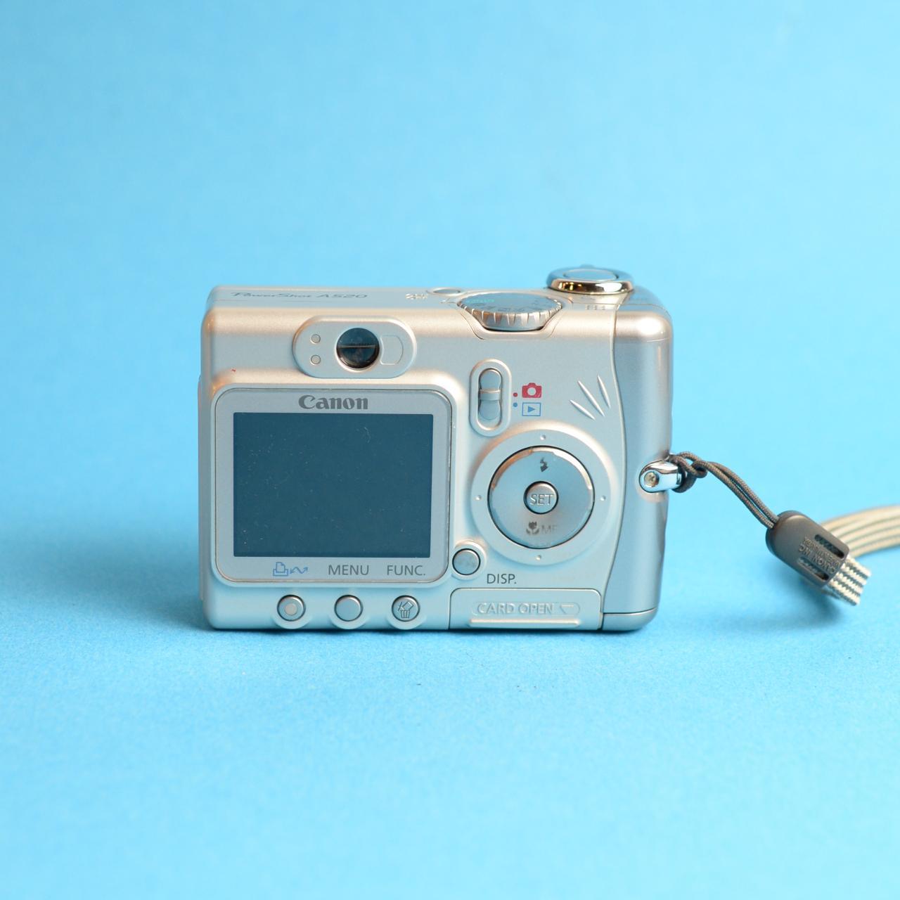 Canon PowerShot A520 Digital Camera | 4.0MP | Tested & Working | Silver