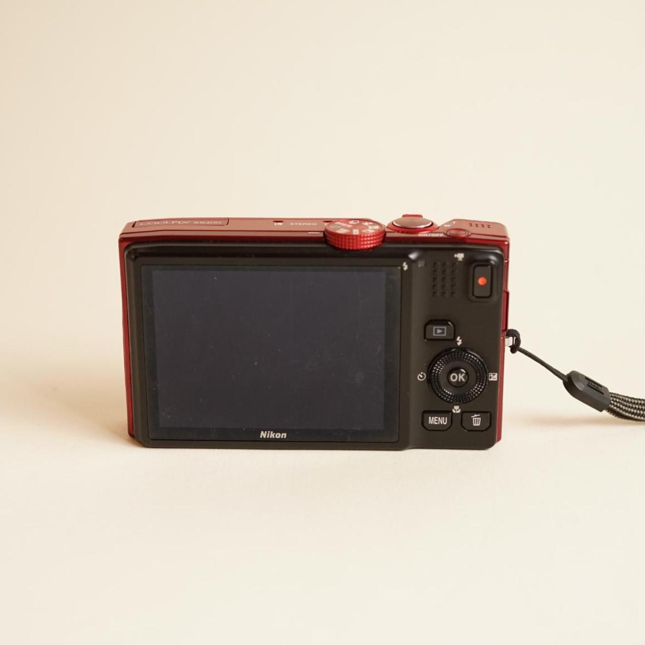 Nikon Coolpix S8200 Digital Camera | 16.1MP | Tested & Working | Red