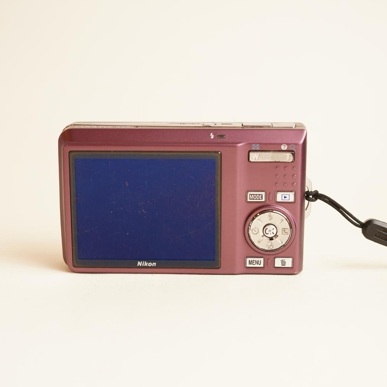 Nikon Coolpix S550 Digital Camera | 10.0MP | Tested & Working | Maroon