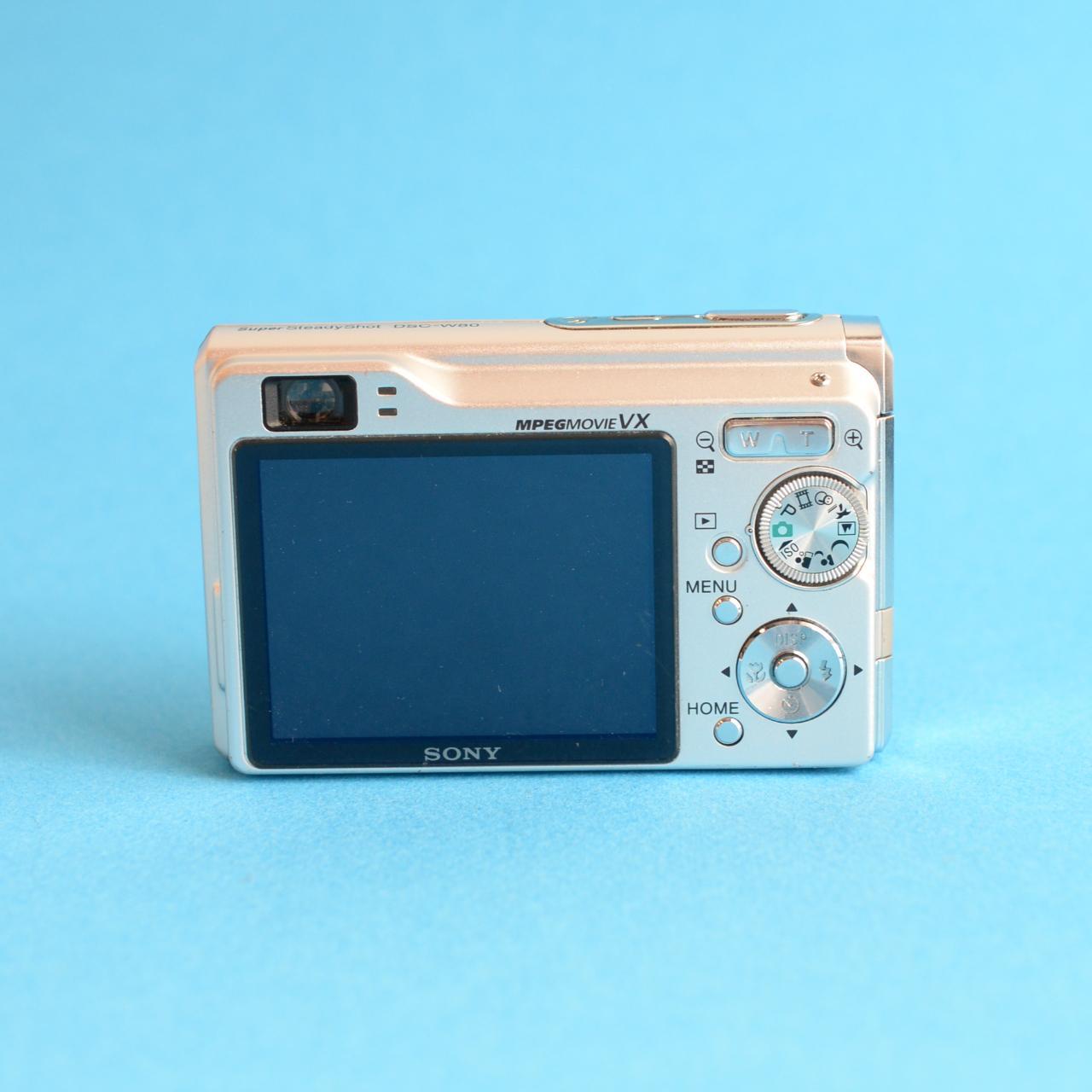 Sony Cyber-shot DSC-W80 Digital Camera | 7.2MP | Tested & Working | Silver