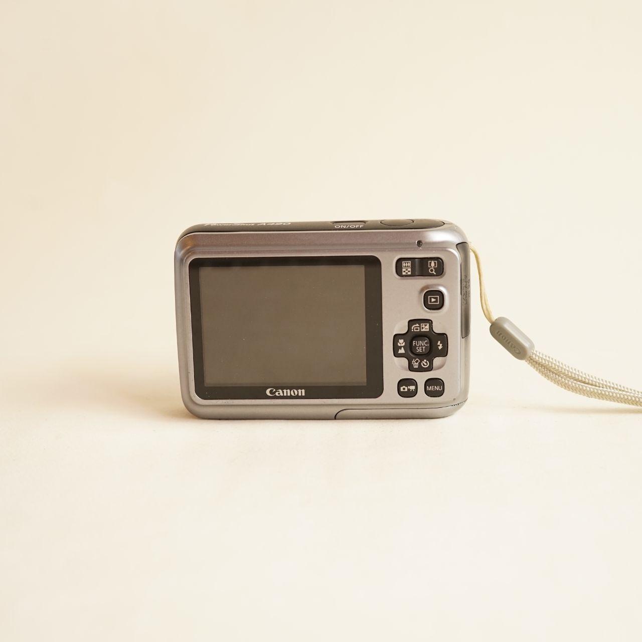 Canon PowerShot A490 Digital Camera | 10.0MP | Tested & Working | Silver