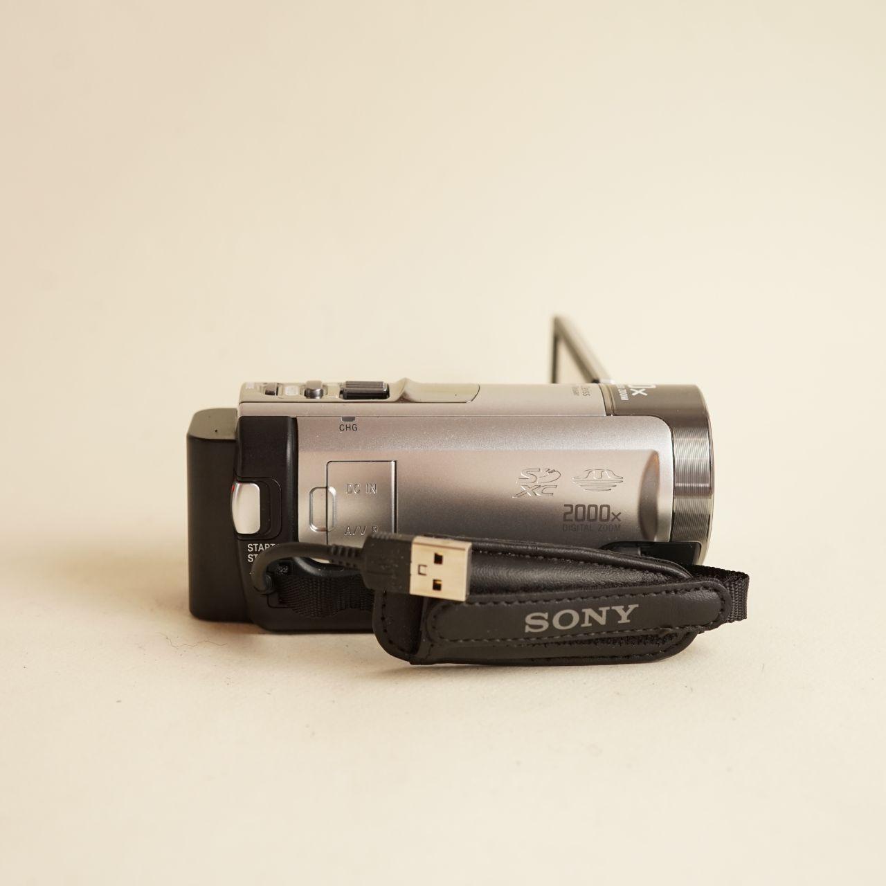 Sony Handycam DCR-SX45 Camcorder | Tested & Working | Silver