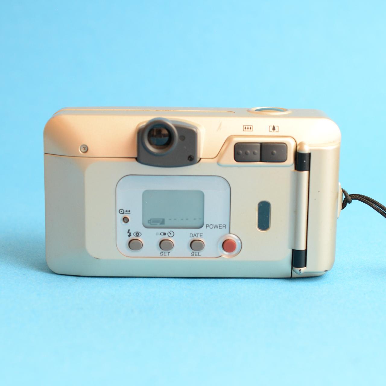 Fujifilm Zoom Date 125SR 35mm Film Camera | Tested & Working | Gold
