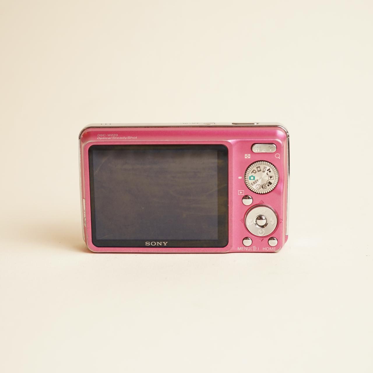 Sony Cyber-shot DSC-W220 Digital Camera | 12.1MP | Tested & Working | Pink