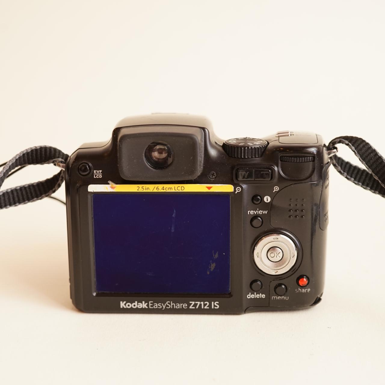 Kodak EasyShare Z712 IS Digital Camera | 7.1MP | Tested & Working | Black
